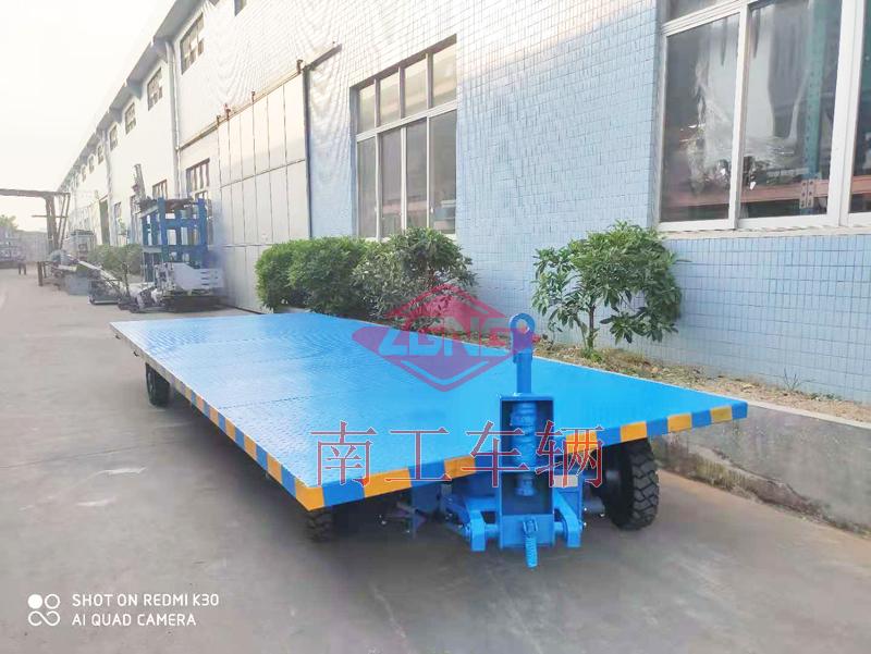 Non-powered towing tool trailer, 5-ton flatbed trailer
